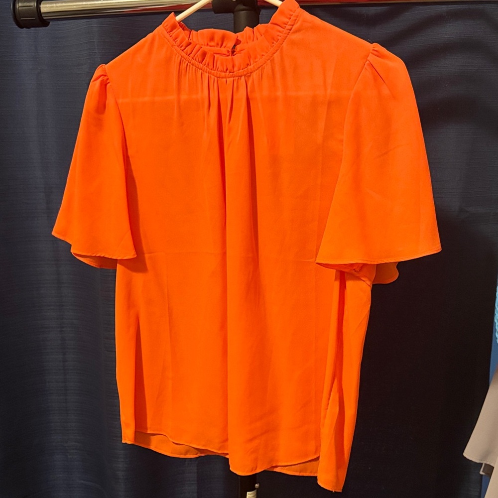 Vibrant Orange Women's Blouse